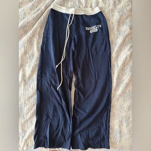 Edikted Navy Blue Lounge Pants